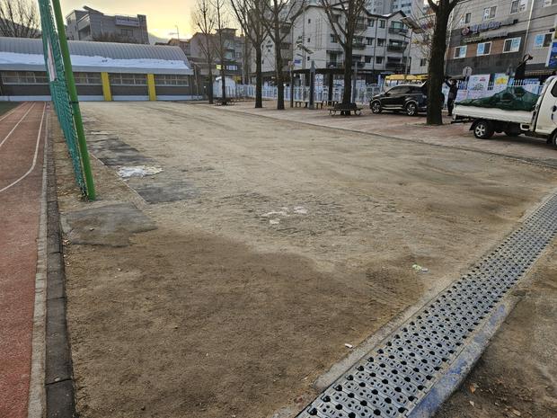 학교 운동장 잡초 제거: 전문 시공으로 안전하고 건강하게! 관련 이미지