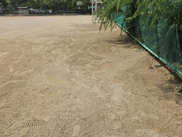 학교 운동장 잡초 제거: 전국산업안전으로 안전하고 건강한 놀이터 만들기!