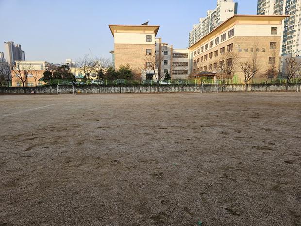 산포면중학교 운동장 안전 공사! 전국산업안전, 믿음직스러운 시공 ?