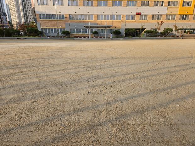 학교 운동장 모래보충: 전국산업안전으로 깨끗하고 안전하게 놀라야 할 곳!