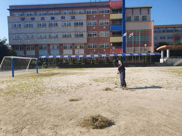 고흥읍병설유치원 운동장 관리, 전국산업안전 덕분에 안전하고 오래도록! 관련 이미지