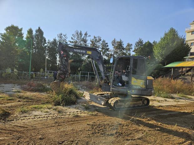 도양읍고등학교 운동장 소금 살포 ❌ 안전! 전국산업안전 제시! 관련 이미지
