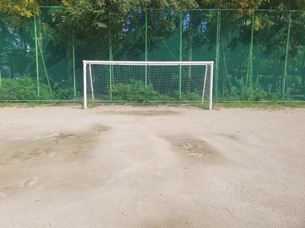 학교 운동장 잡초 제거 ❌  전국산업안전으로 안전하고 깨끗한 놀이터 만들기 ✅