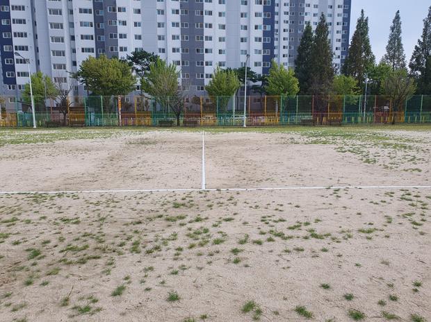 학교 운동장 잡초 제거, 안전 & 정확하게! 전문 시공으로 건강한 놀이 공간 만들어요