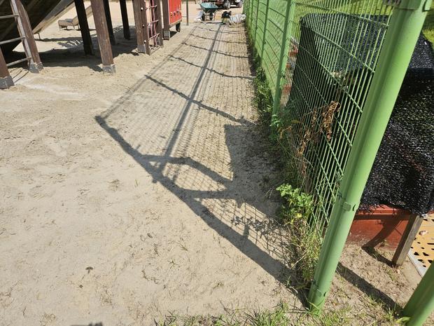 황산면중학교 운동장 모래보충, 전국산업안전으로 튼튼하게!