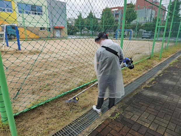 삼호읍병설유치원 운동장 소금살포: 전국산업안전 핵심, 시공 팁 & 안전 확보 관련 이미지