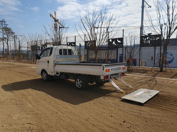 도포면중학교 운동장 모래보충 | 전국산업안전, 규율 만점!