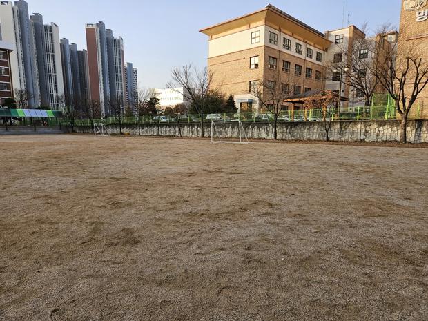 군서면초등학교 운동장 모래보충, 전문 시공으로 안전하고 튼튼하게!