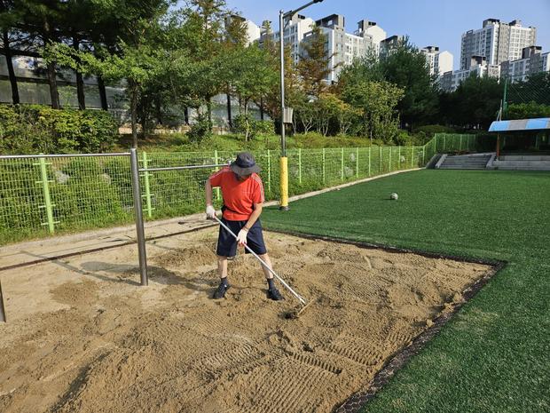 함평읍고등학교 운동장 모래보충, 안전하고 쾌적한 운동 공간 만들어드립니다!