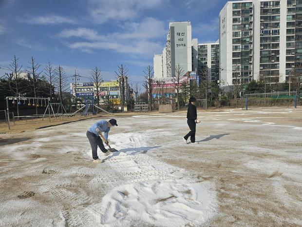 학교 운동장 잡초 제거, 전문 시공으로 안전하고 깨끗한 공간 만들어보세요! 관련 이미지