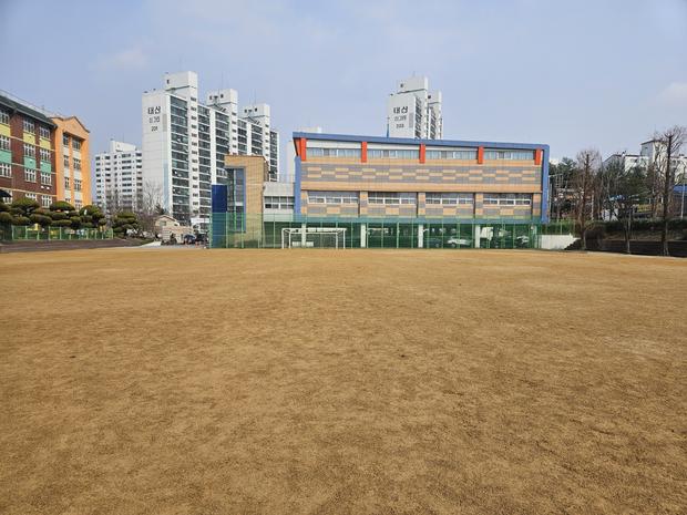 진도읍병설유치원 운동장 관리, 전국산업안전  certified!