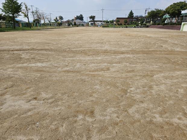 임자면병설유치원 운동장 모래보충, 전문 시공으로 안전하고 장시간 사용할 수 있게!