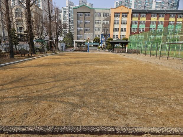 도초면우이도출장소 초등학교 운동장 소금살포  - 전국산업안전, 안정적인 시공!