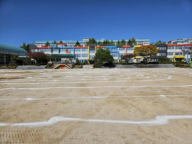 서울초등학교 운동장 잔돌 제거, 케이스터디움으로 완벽하게! 관련 이미지