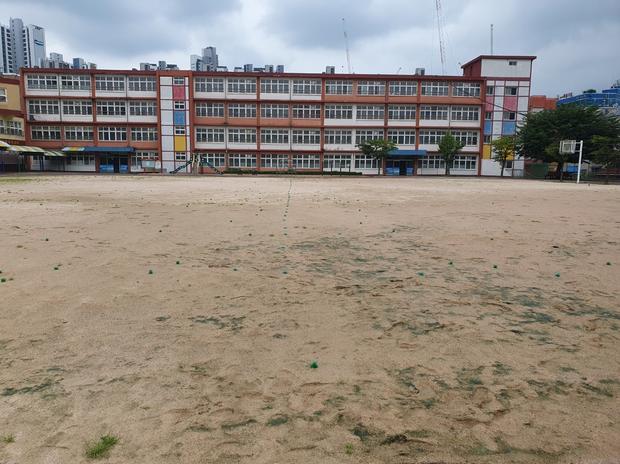 서울중학교 운동장 라인포인트 제거 | 전문 시공, 안전 & 효율적인 솔루션! 관련 이미지