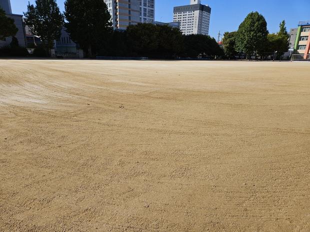 경기중학교 운동장 라인포인트 제거!  전문 시공으로  pristine 상태로 완벽하게! 관련 이미지