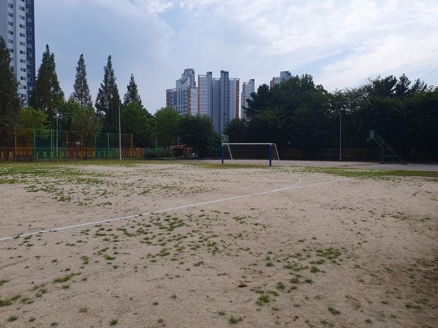 가평고등학교 운동장 라인포인트 제거, 전문 시공으로 안전하고 쾌적한 공간 만들어보세요! 관련 이미지