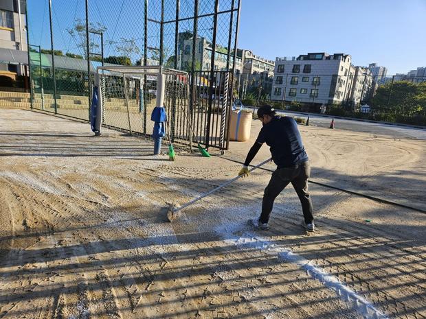 가평고등학교 운동장 재설, 혁신적인 기술로 최상의 수준 만들어보세요! 관련 이미지