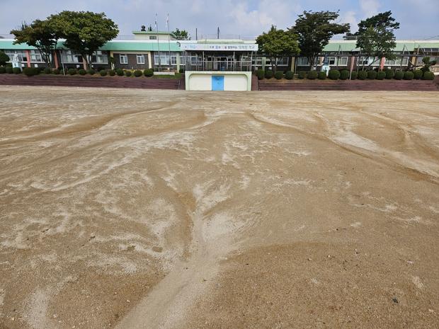 광명중학교 운동장 잡초 제거! 전문 케이스터디움,  고품질 시공으로  "좋아하는 놀이... 관련 이미지