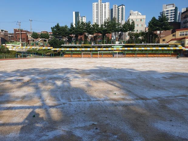 광주중학교 운동장 라인포인트 제거: 전문 시공으로 안정적인 쾌적한 환경 만들어보세요! 관련 이미지