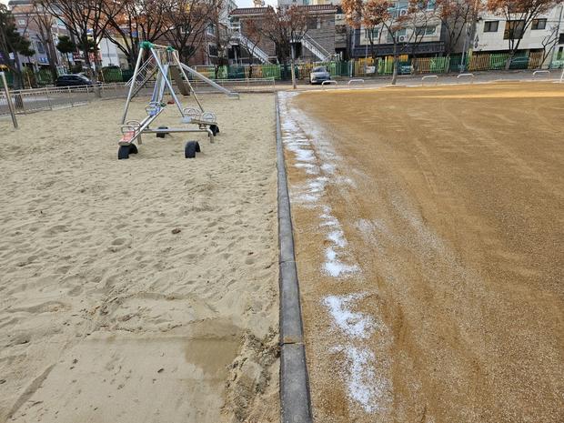 하남고등학교 운동장 표면 정비: 전문 케이스터디움으로 막대한 손실 방지! 관련 이미지