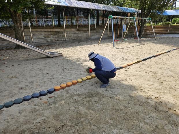 고령초등학교 운동장 라인 포인트 제거! ??  전문 시공으로 안전하고 장기적인 건강! 관련 이미지