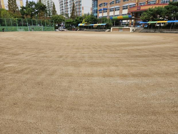 구리초등학교 운동장 마사토 충진공사, 전문 시공으로 최신 기술로 안정성 ?! 관련 이미지