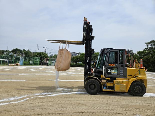 통영초등학교 운동장 관리, 케이스터디움으로 혁신적인 시공! 관련 이미지