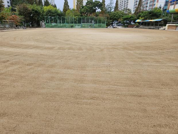 평창고등학교 운동장 평탄화: 전문 케이스터디움,  최신 기술로 혁신적인 시공!