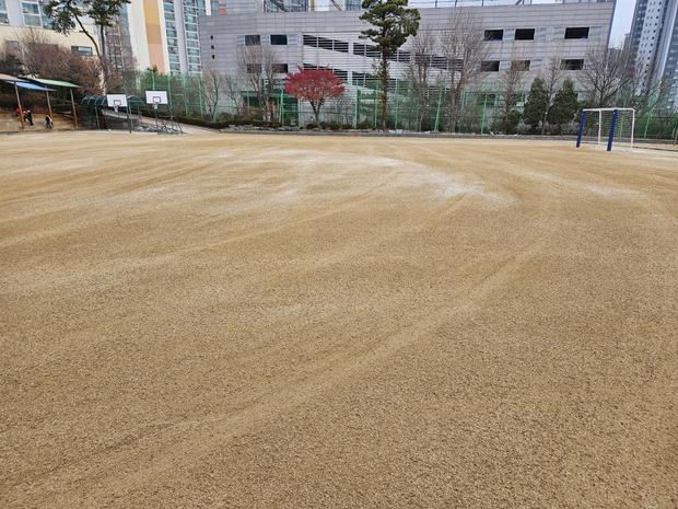 영덕중학교 운동장 바브켓 공사, 케이스터디움으로 완벽하게! ? 관련 이미지