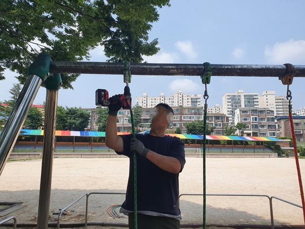 경남병설유치원 놀이터 교체, 케이스터디움으로 안전하고 튼튼하게!
