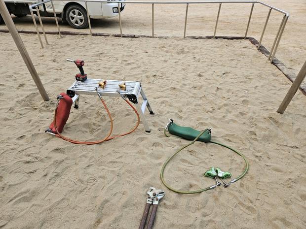 학교 놀이시설 교체: 딱 맞는 공주어린이집 그네, 케이스터디움으로 완벽한 설계부터 시...