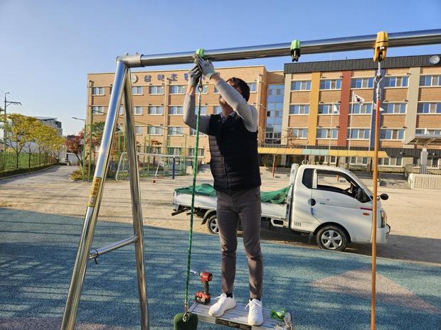 곡성병설유치원 놀이터 교체, 안전하고 오래도록  ? 케이스터디움으로!