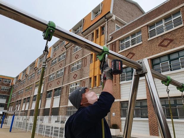 부산병설유치원 운동장 교체 | 전문 시공으로  안전하고 뛰어난 유치원 환경 조성