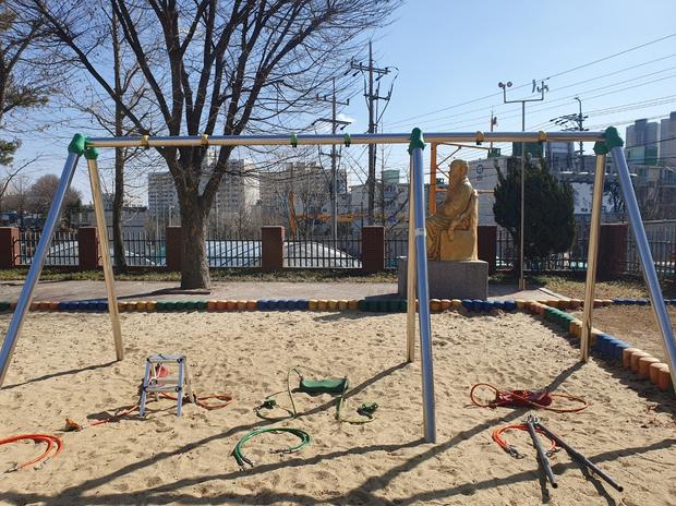 사천어린이집 놀이터 교체, 안전과 기능까지 케이스터디움!