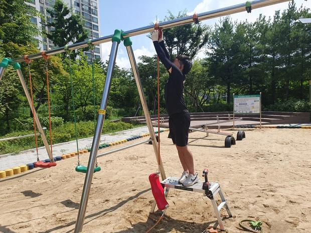 학교 운동장 시공, 이렇게 해주세요! 케이스터디움 ?  경기어린이집 놀이시설 교체