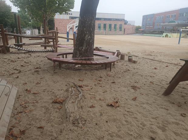 익산초등학교 놀이시설 모래보충, 전문 케이스터디움으로 안전하고 깨끗한 환경 완성!